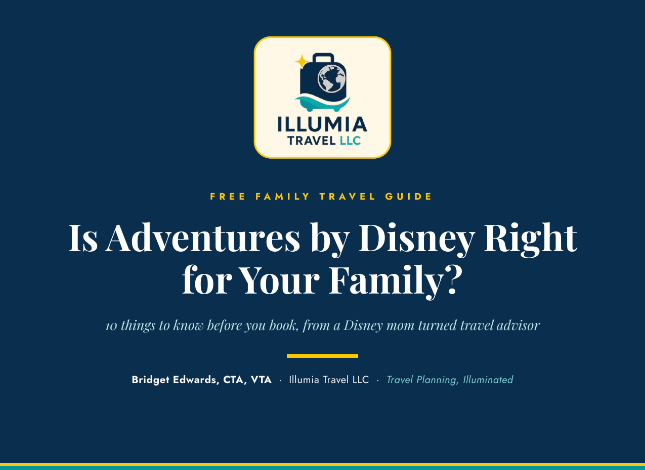 Cover of the free guide, Is Adventures by Disney Right for Your Family?