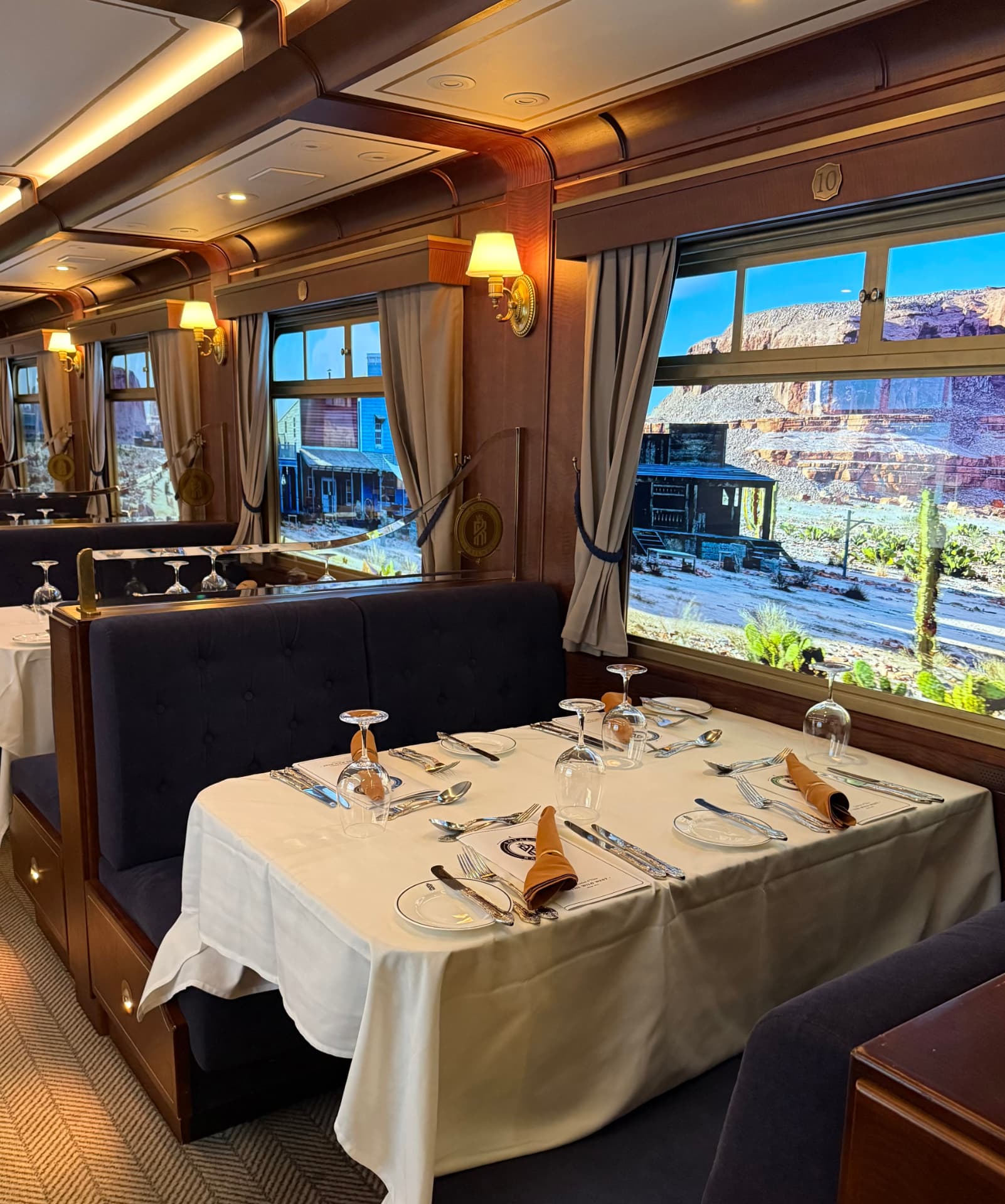 The Royal Railway, Utopia Station train-themed dining venue on Utopia of the Seas