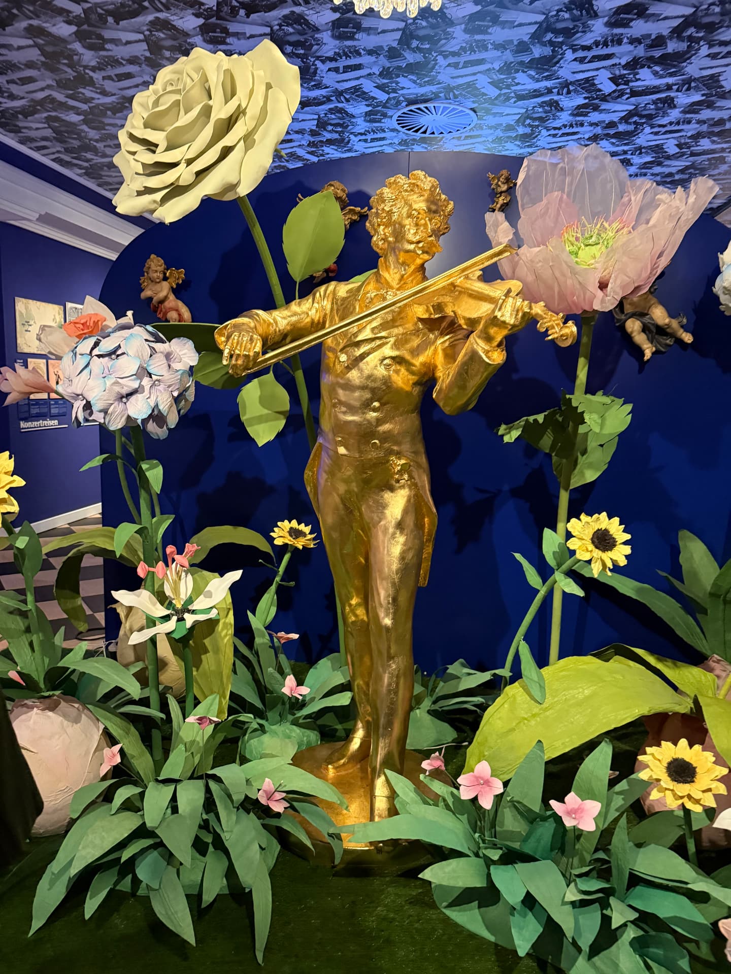 Interactive audiovisual exhibit at the House of Strauss in Vienna