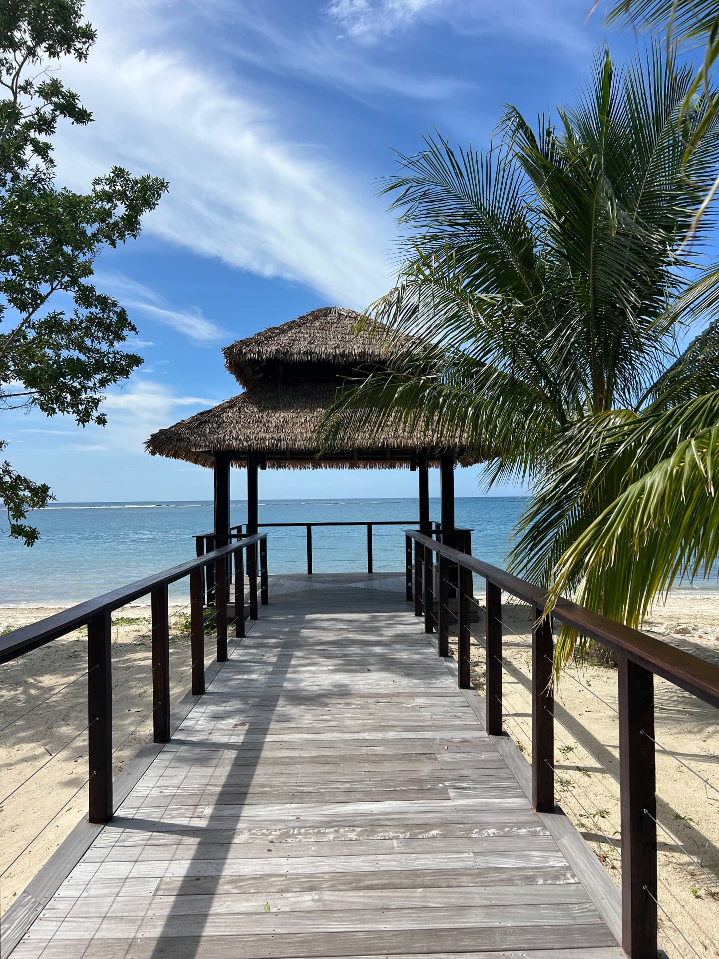 Overwater gazebo at Sandals Jamaica South Coast